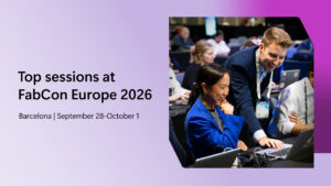 Top sessions at FabCon Europe 2026 alongside a graphic of a summit.