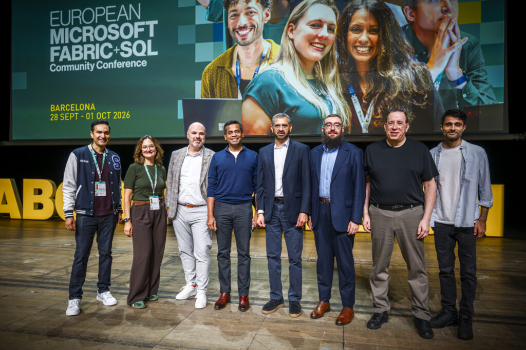 Some of the speakers from the FabCon and SQLCon Barcelona event.