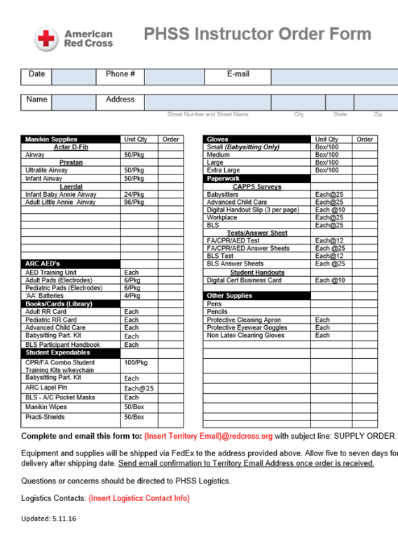 Supply order form before Power platform solution