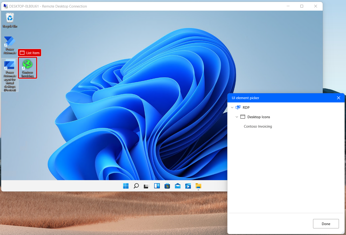 UI automation in Citrix and RDP environments