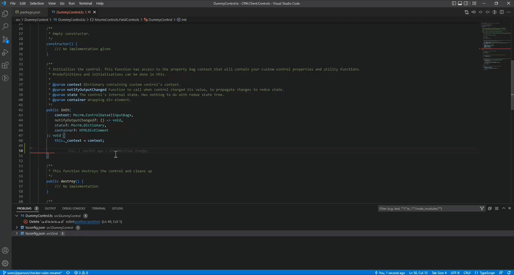 Power Apps ESLint rules in VS Code