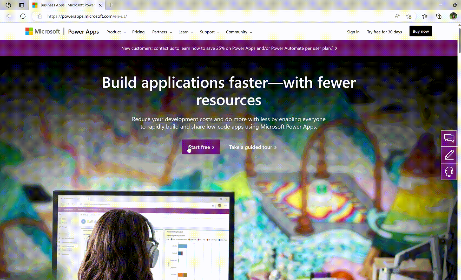graphical user interface, website