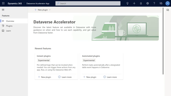 Screenshot of Dataverse Accelerator App.