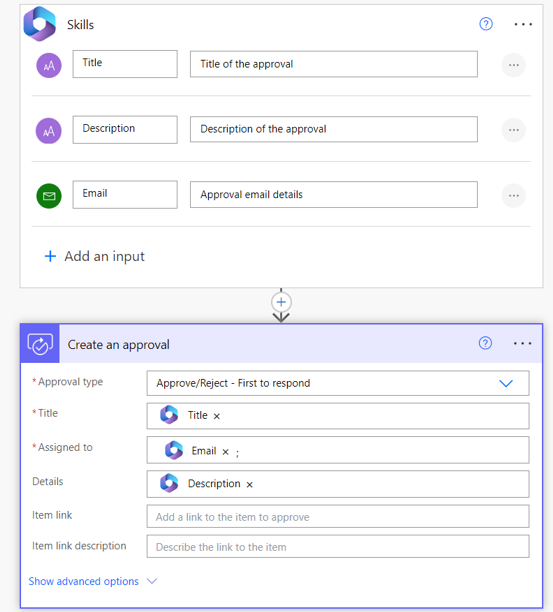 Sample flow that can be run from ChatGPT