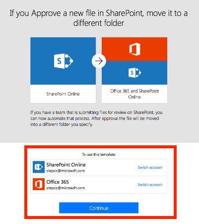 Starting from templates improvements