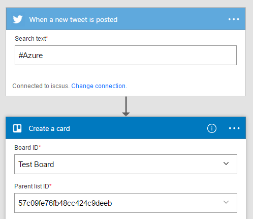 Fill out the settings
