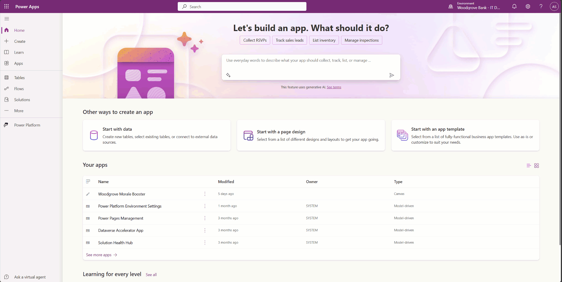 Deployment page for makers