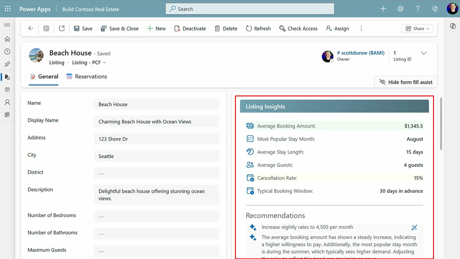 Preview of the Agent response component in an app