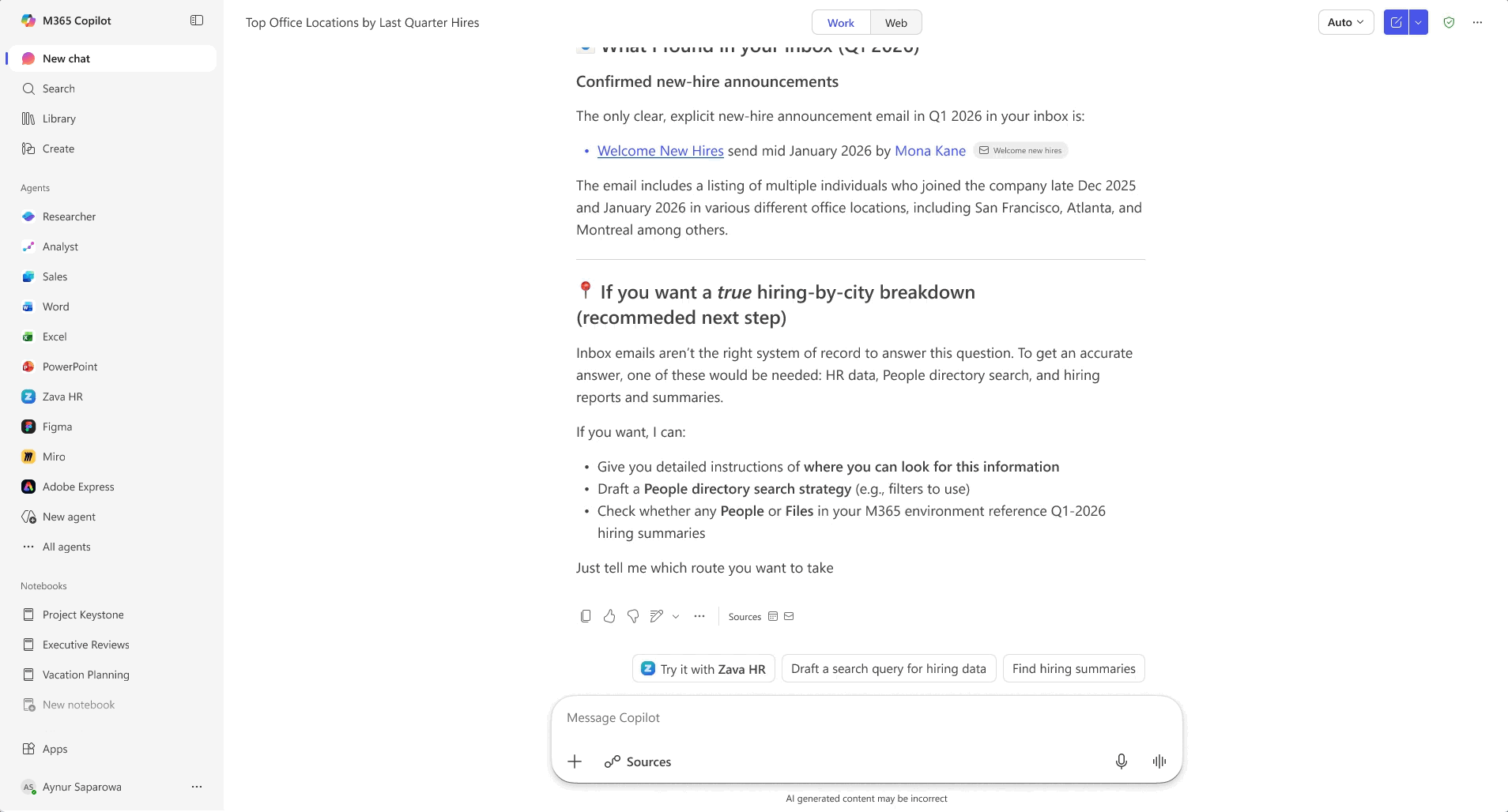 Animation showing a Power Apps agent chat that automates data entry.