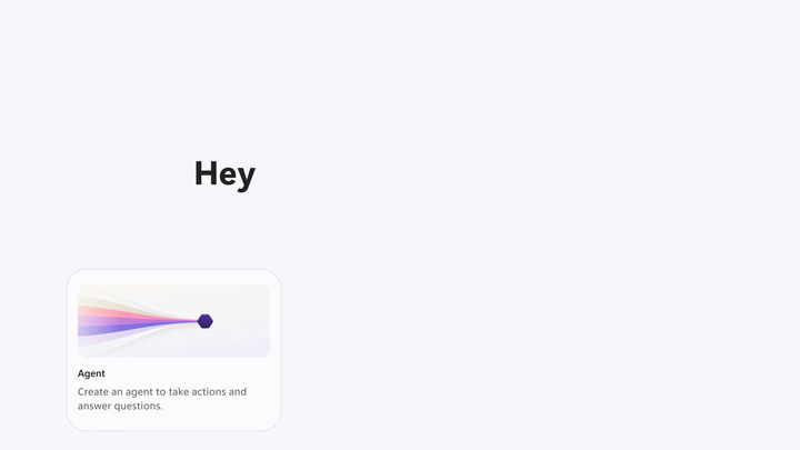 A GIF that demonstrates using Copilot to build an employee onboarding app