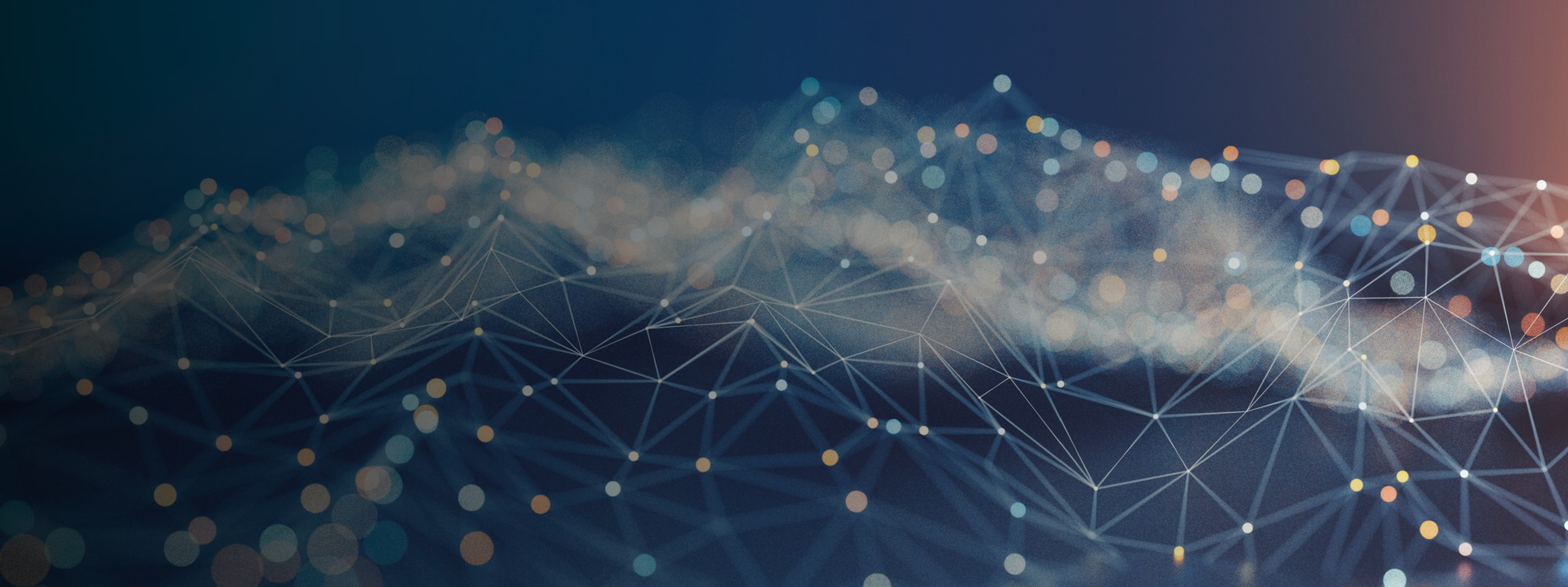 background of uneven connected nodes