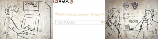 A crime-reporting tool for a community