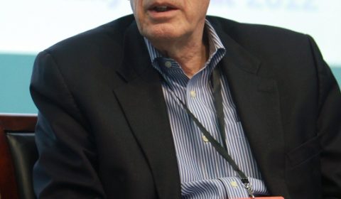 John Hopcroft wearing a suit and tie