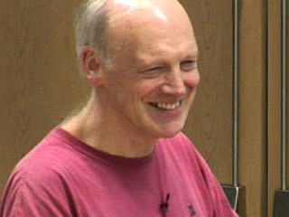 Geoffrey Grimmett smiling for the camera