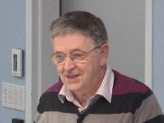 László Lovász looking at the camera