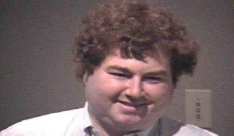 a man looking at the camera