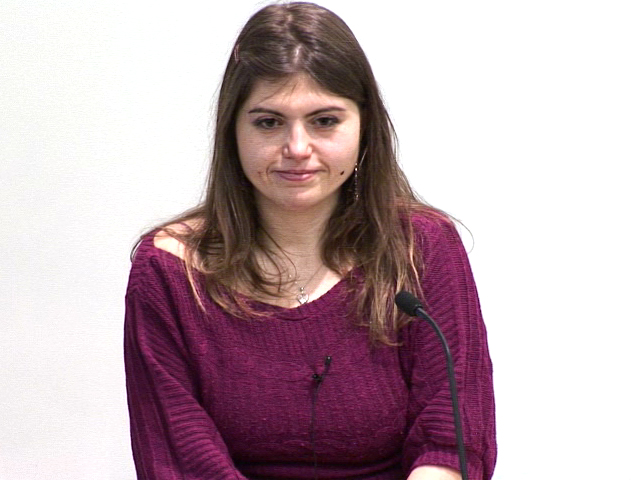 a woman smiling for the camera