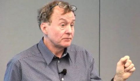 a man looking at the camera