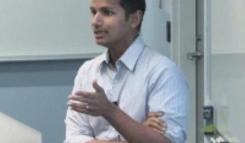 a man standing in a room