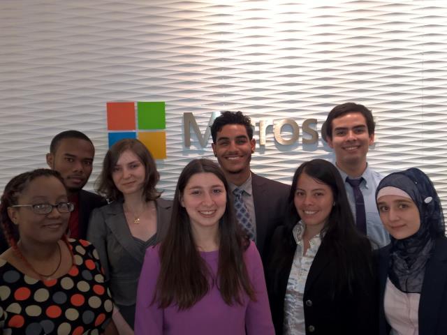 Clara Maffei et al. posing for a photo