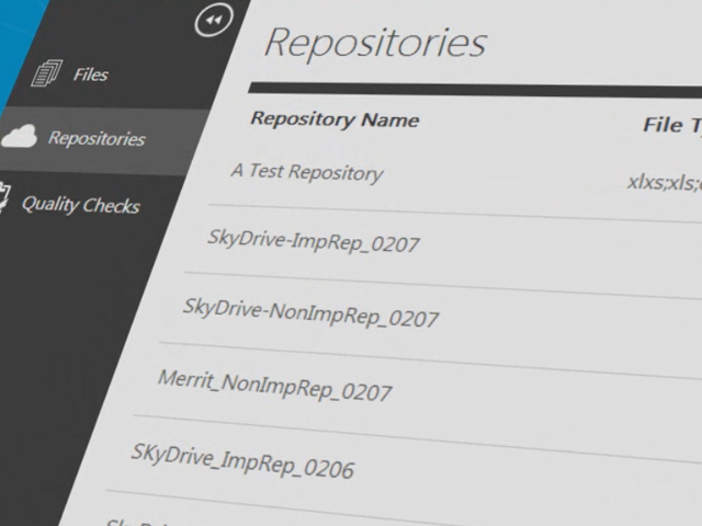 screenshot of tool repositories