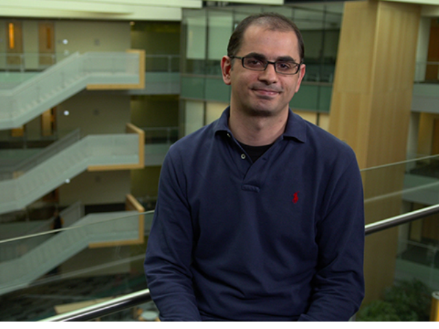 a man smiling for the camera