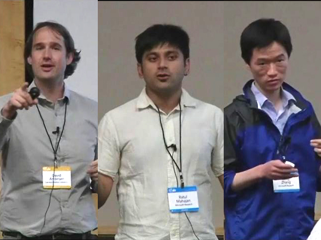 Ratul Mahajan et al. posing for the camera