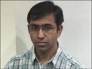 a man looking at the camera