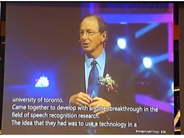 a screen shot of Richard Rashid