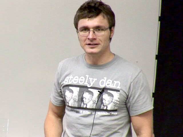 a man smiling for the camera