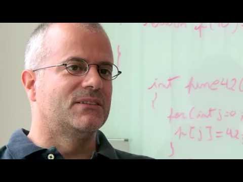 a man wearing glasses