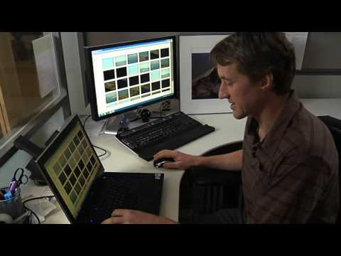 a man using a laptop computer