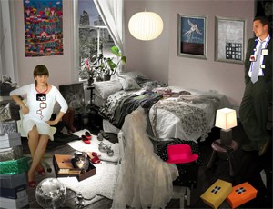 A scenario in which RFID tagging has become commonplace and people adorn themselves with beautiful, accessory-like tags and readers to sense the ever-changing social and spatial digital environment around them.