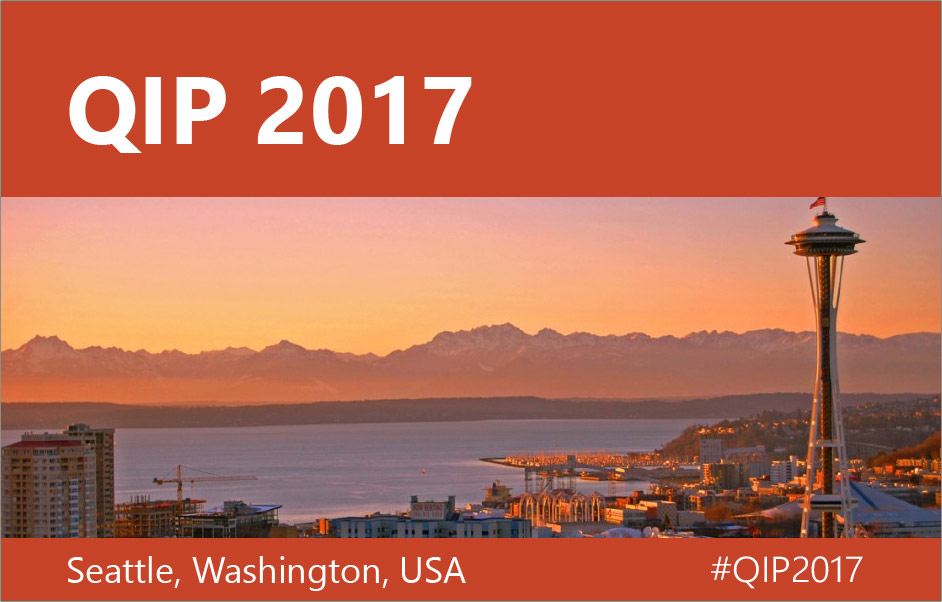 QIP 2017 Seattle Washington