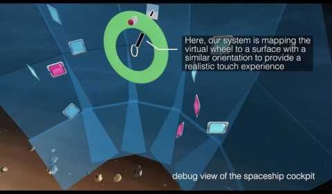 Sparse Haptic Proxy: touch feedback in virtual environments