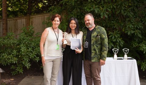a man and a woman posing for a picture
