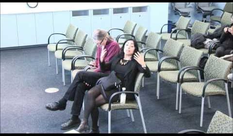 a person sitting on a chair