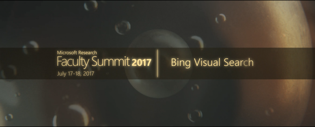 Video Abstract: Bing Visual Search