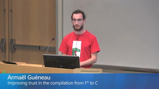 Improving trust in the compilation from F* to C