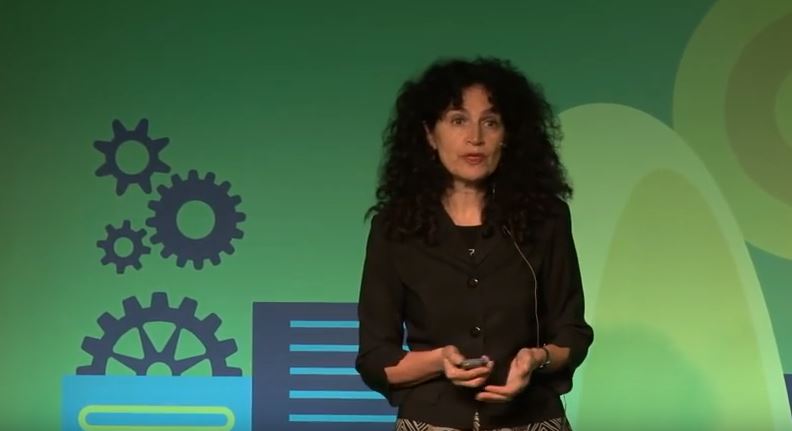 Evelyne Viegas speaking at LATAM Faculty Summit 2016