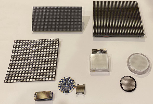 photo of different Expressive Pixels devices