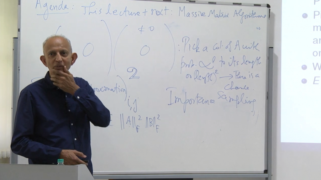 Foundations of Data Science - Lecture 5 - Length Squared Sampling in Matrices