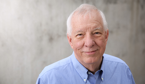 Burton Smith wearing a blue shirt