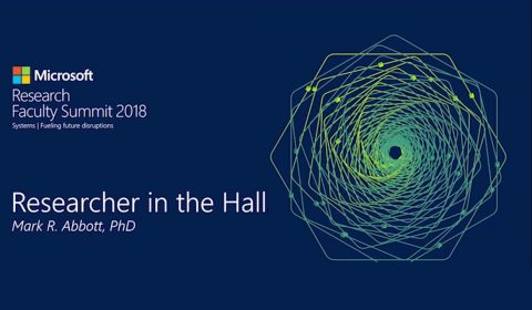 Researcher in the Hall Mark Abbott STILL