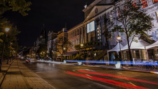 Bonsecours Market at night