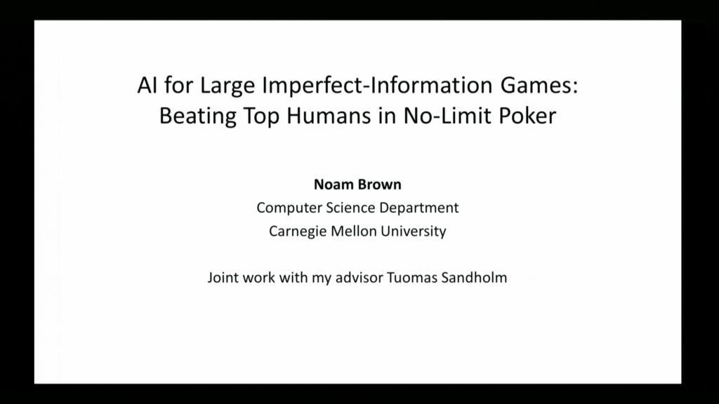 AI for Imperfect-Information Games: Beating Top Humans in No-Limit Poker