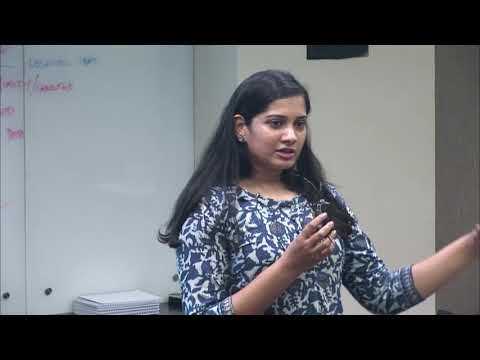 a person standing in a room