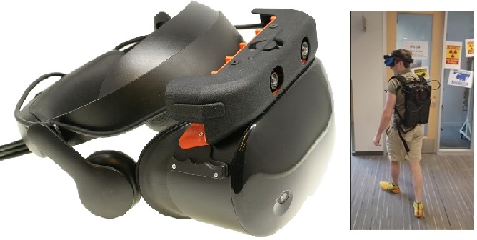 headset also did away with the mobility limitations of our previous prototypes