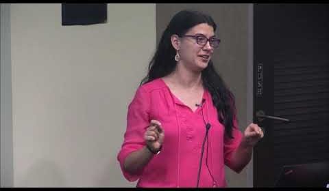 a person standing in a room