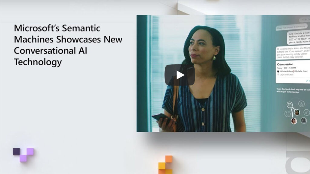 video: Microsoft’s Semantic Machines Showcases New Conversational AI Technology